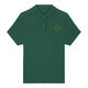 Gr�nes Damen Poloshirt aus Baumwolle mit kurzen �rmeln und Knopfleiste.