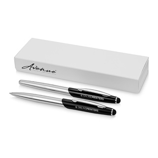 Kugelschreiber- und Tintenrollerset Geneva Stylus