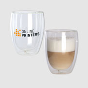 2er Set Glas-Vakuum-Cappuccinotassen Tivoli