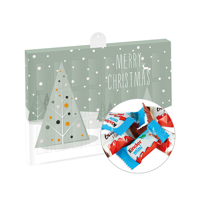 Premium Adventskalender ECO mit Kinder Mix