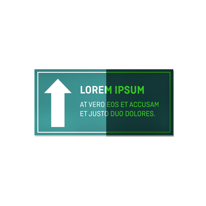Leuchtaufkleber