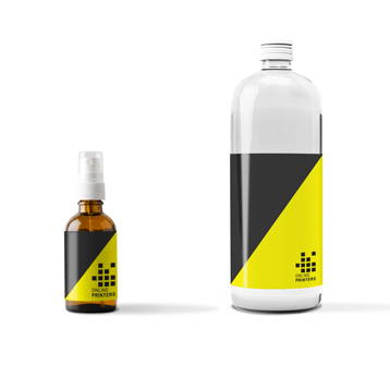 Flaschenetiketten Neon