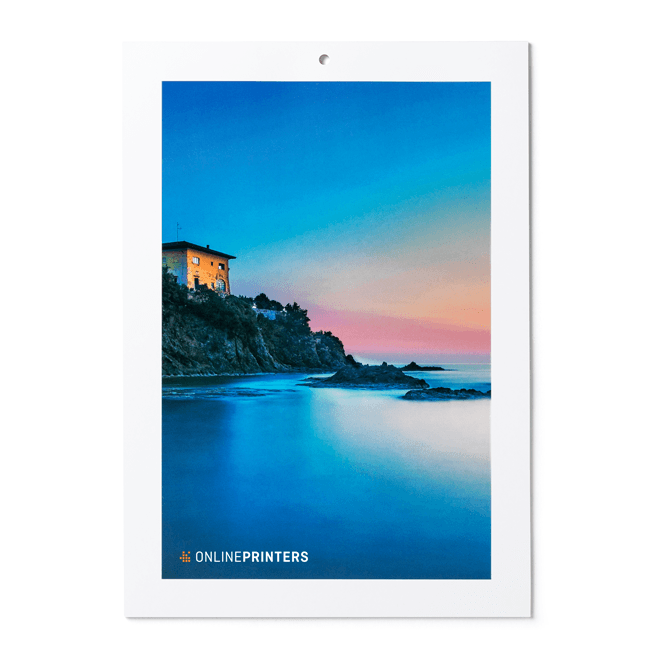 Wandkalender mit Leimbindung