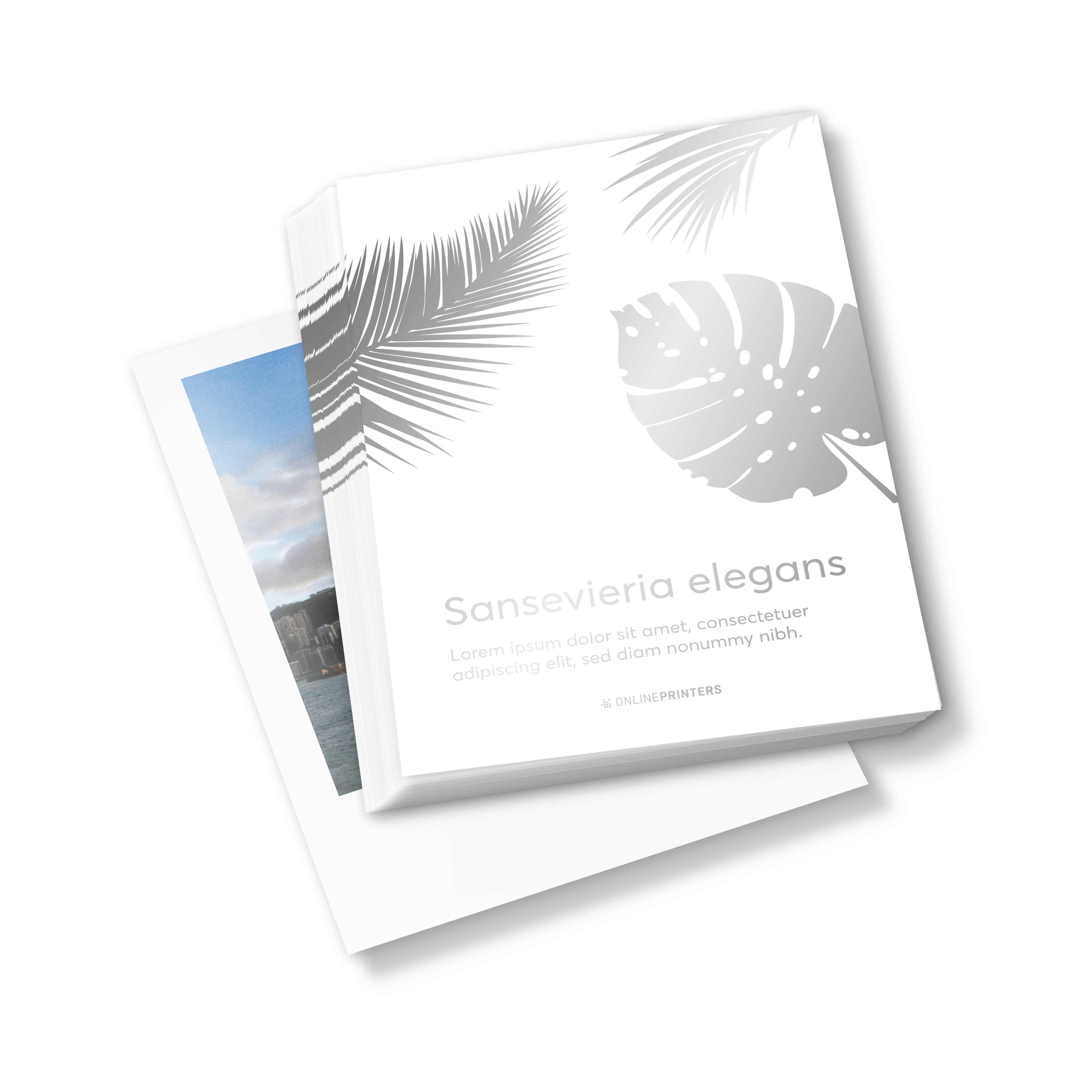 Flyer mit Effektfarben, beidseitig bedruckt