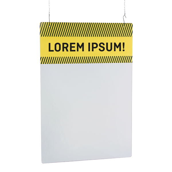 Plexiglaswand zum Aufhngen