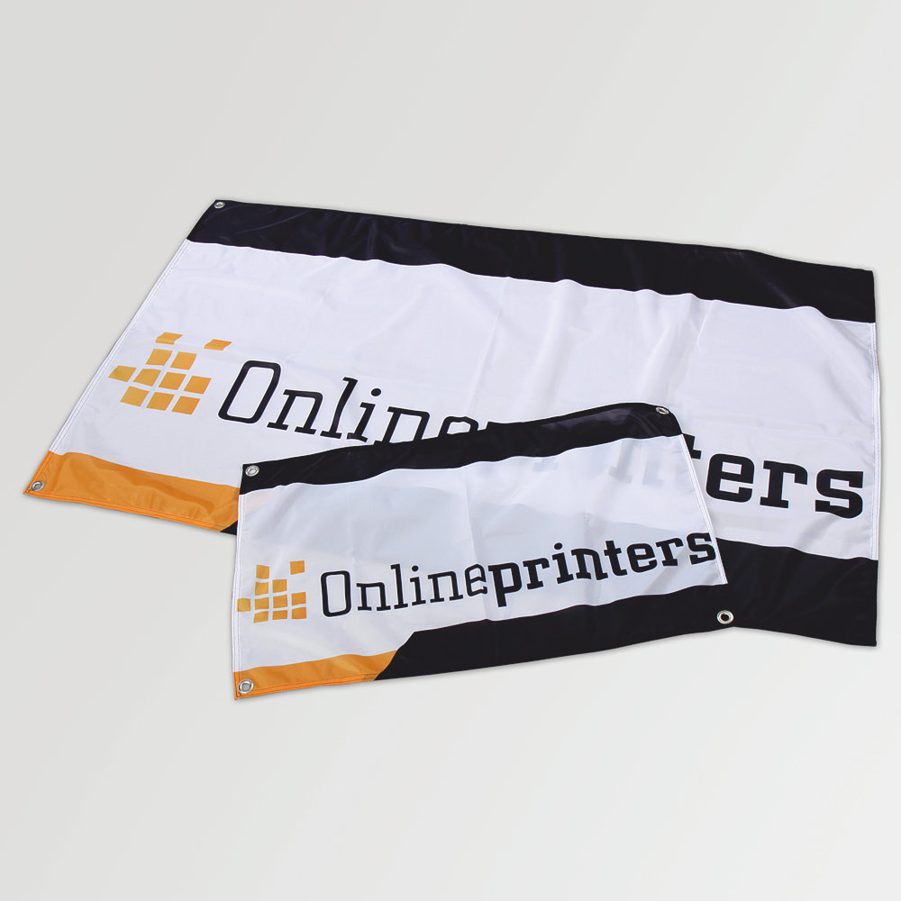 Flaggen im Wunschformat drucken - portofrei | Onlineprinters