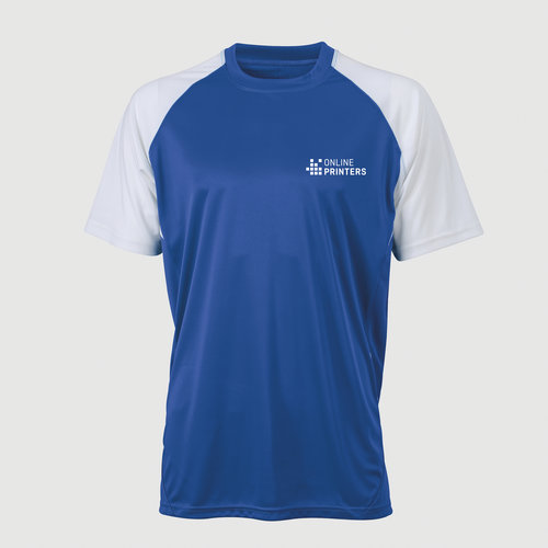 royalblau / weiß