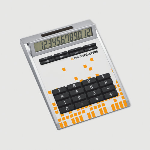 Tischrechner Eigendesign mit 12 Digits aus Kunststoff Cascavel 1