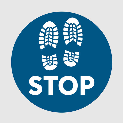 Stop F��e (blau)