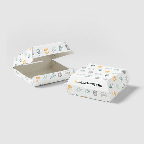Burger Verpackungen, 11,7 x 11,8 x 8,0 cm 3