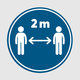 Personen 2 m (blau)