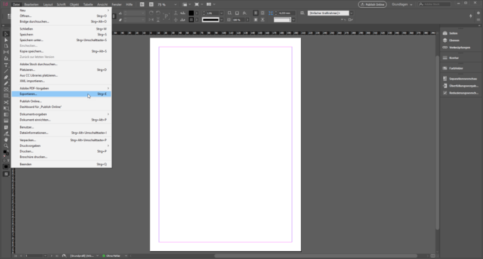PDF-Export-InDesign-diedruckerei.de