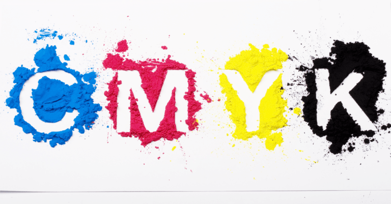 CMYK-Farben: Tiefschwarz, Türkis, Weinrot und Co.