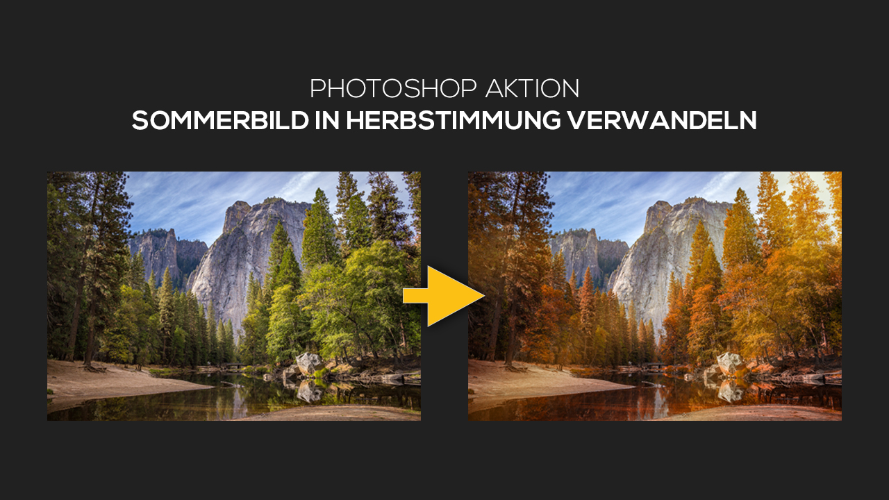 Photoshop-Tutorial: Sommerbild per Photoshop-Aktionen in ein Herbstbild verwandeln