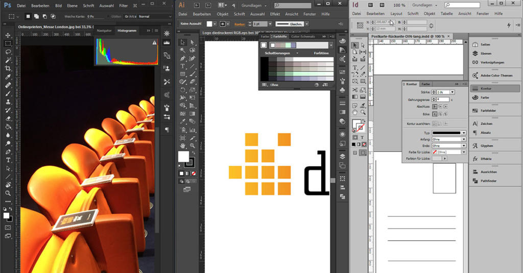 Druckdaten Erstellen Photoshop Illustrator Oder Indesign