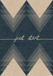 notizbuch-gestalten-just-start-blau-diedruckerei-de