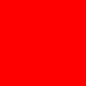 Ein durchgehendes rotes Quadrat, das die Bedeutung der Farben verkörpert, steht allein ohne zusätzliche Merkmale oder Elemente.