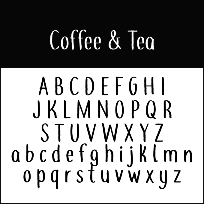 Coffee-Tea_Handwriting-Font-diedruckerei-de