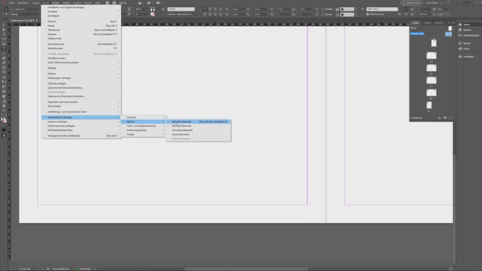 InDesign Basics Tutorial - Seitenzahlen einfügen und formatieren