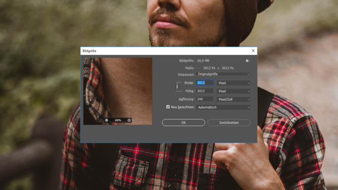Bild 2 - Freistellen PSCC2018 - Photoshop Basics Tutorial