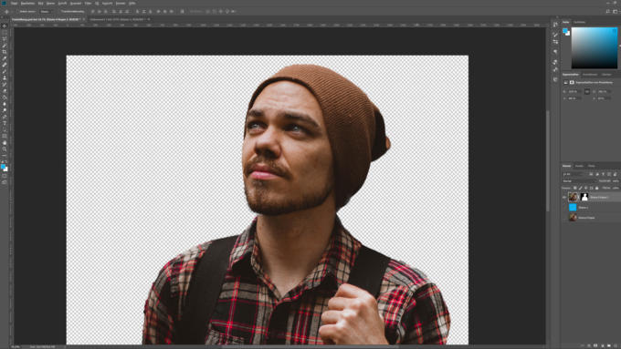 Bild 7 - Freistellen PSCC2018 - Photoshop Basics Tutorial