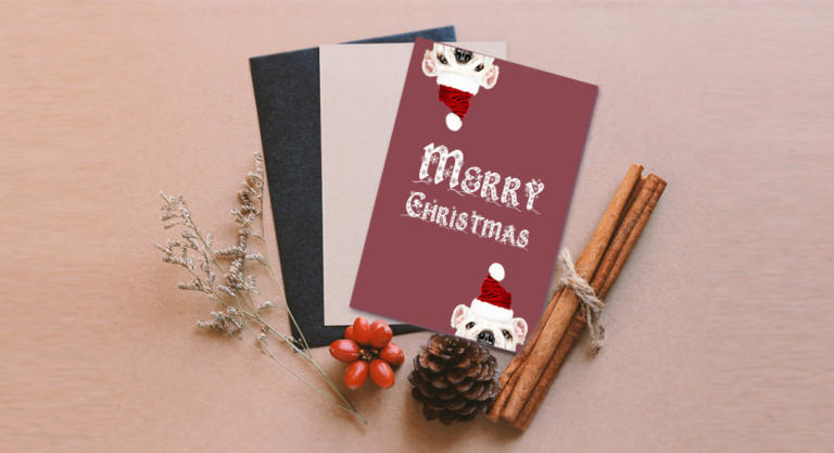Weihnachtliche Schriftarten für persönliche Karten
