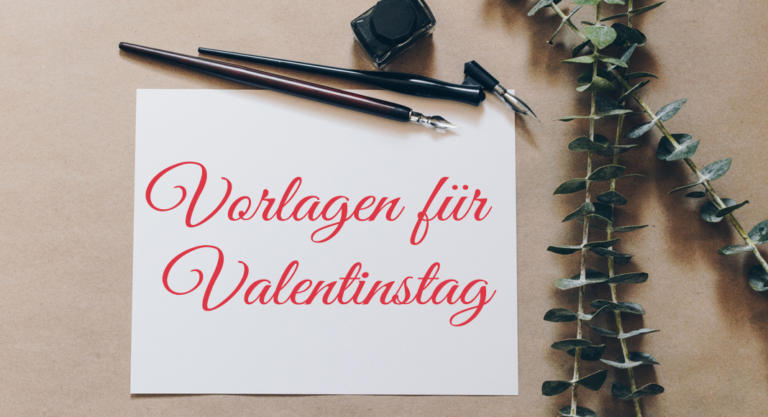 Valentinstag – Vorlagen zum kostenlosen Download