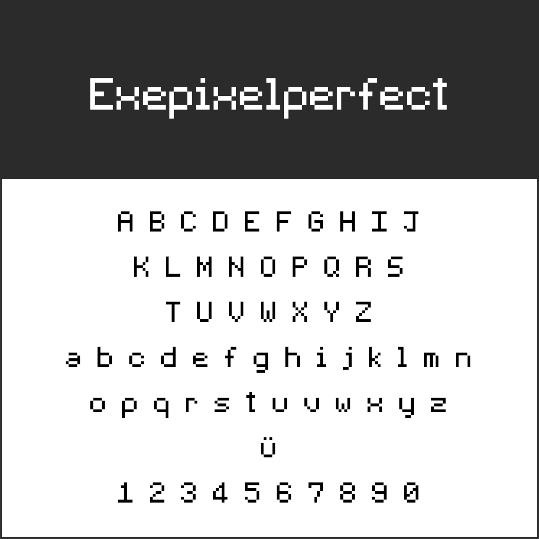 Retro Font "Exepixelperfect"