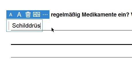 PDF ausfüllen - nichtproportional