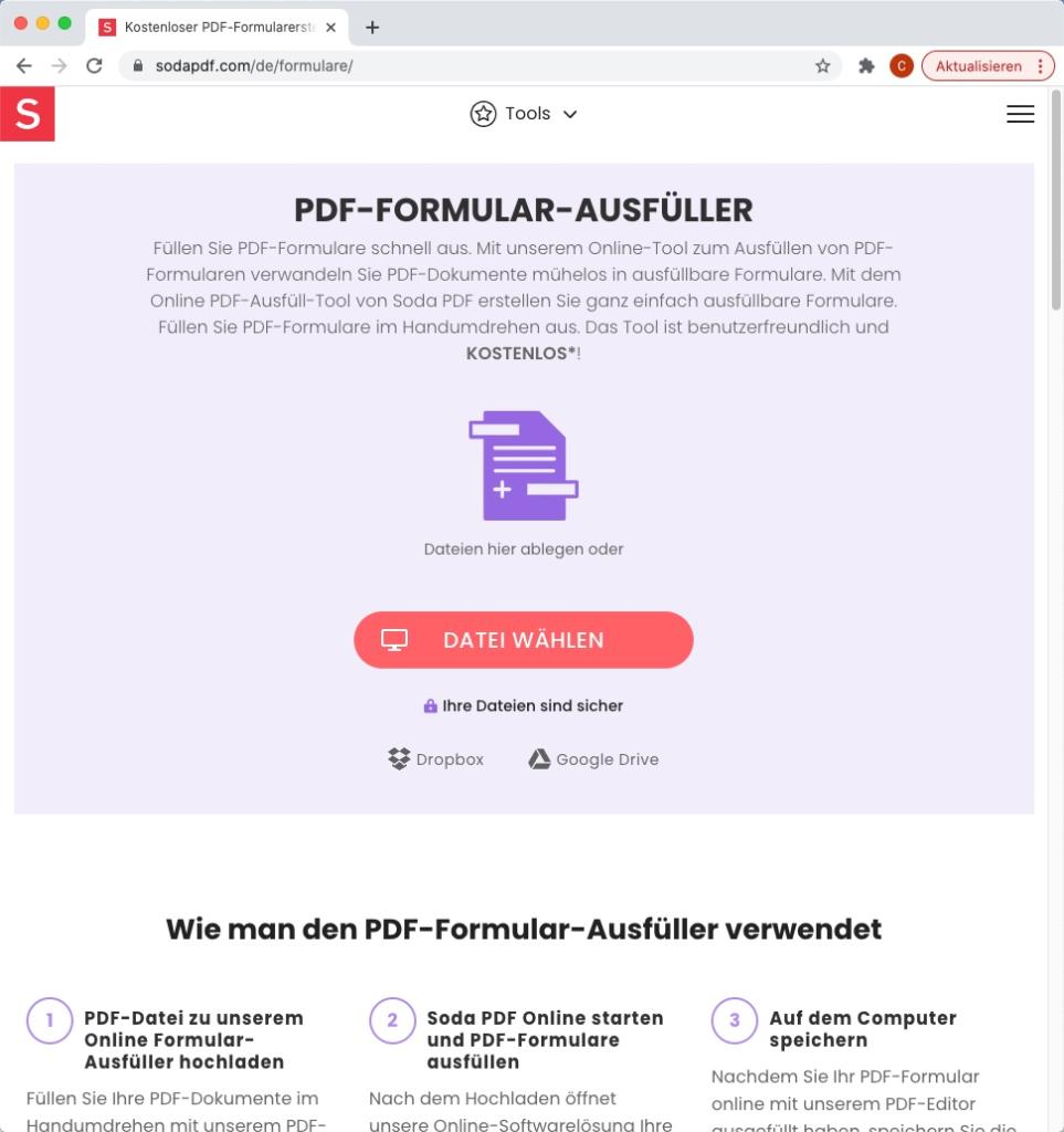 PDF ausfüllen - 